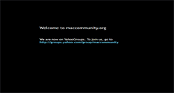 Desktop Screenshot of maccommunity.org